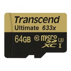 Transcend 64GB MicroSDXC 64Go UHS Class 10 mémoire flash