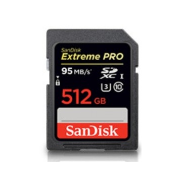 Sandisk 512GB Extreme PRO SDXC 512Go UHS-I Class 10 mémoire 