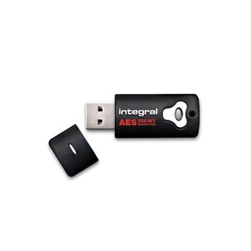 Integral 8GB Crypto Drive 8Go USB 2.0 Noir lecteur flash