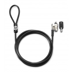 HP Master Keyed Cable Lock 10mm Clé Noir câble antivol