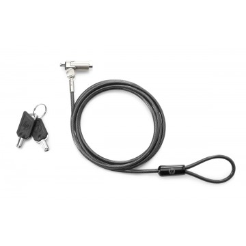 HP Essential Keyed Cable Lock Round key Noir câble antivol