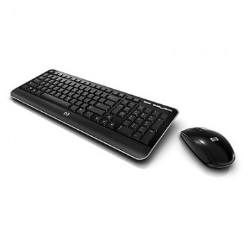 HP QY449AT RF sans fil AZERTY Noir clavier