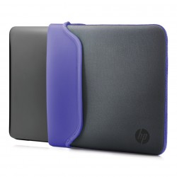 HP 14" Neoprene Sleeve Gray/Purple Housse Gris, Violet