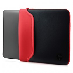 HP 11.6" Neoprene Sleeve Black/Red Housse Noir, Rouge