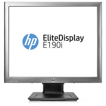 HP EliteDisplay E190i 48" Cadre météorite, châssis/pied noir