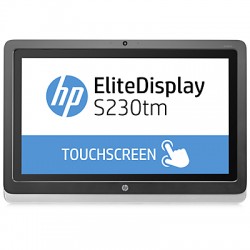 HP EliteDisplay S230tm 23" 1920 x 1080pixels Dessus de table