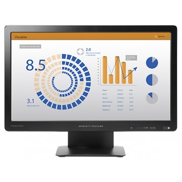 HP ProDisplay P202va VA 19.53" Noir Full HD