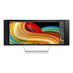 HP Z34c 34" UltraWide Quad HD VA Matt Noir, Argent