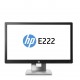 HP EliteDisplay E222 IPS 21.5" Noir, Argent Full HD