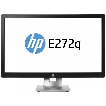 HP EliteDisplay E272q 27" 4K Ultra HD IPS Matt Noir, Argent