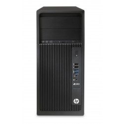 HP Z 240 MT + AMD FirePro W2100 3.3GHz E3-1225V5 Tour Noir