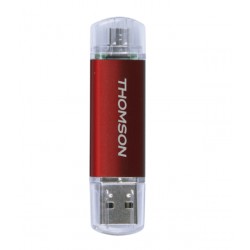 Thomson Dual 16GB 16Go USB 2.0/Micro-USB Gris