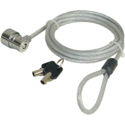 Port Designs Security CABLE key Round Acier inoxydable câble
