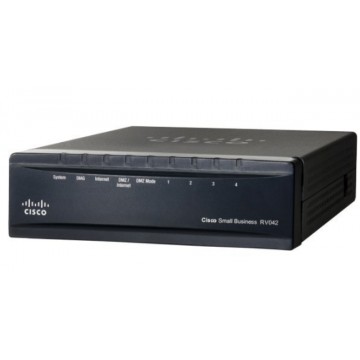Cisco RV042 Ethernet/LAN Noir, Argent