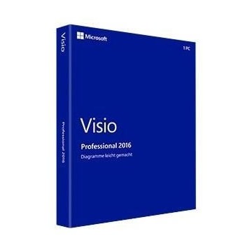 Microsoft Visio Professional 2016, 1u