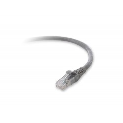 Belkin Cat. 6a Patch Cable, RJ-45 Male, 3ft, Gray