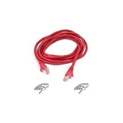 Belkin Patch cable - RJ-45(M) 3m ( CAT 5e ) red