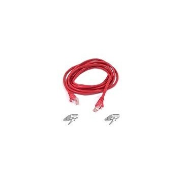 Belkin Patch cable - RJ-45(M) 3m ( CAT 5e ) red