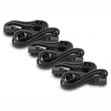 APC Power Cord Kit (6 ea), C19 / C20 (90 degree), 1.8m