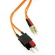 C2G 2m LC/SC LSZH Duplex 50/125 Multimode Fibre Patch Cable
