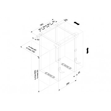 Newstar CPU-D025BLACK support pour unité centrale