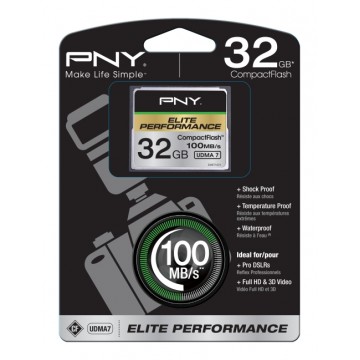 PNY CompactFlash 32GB 32Go mémoire flash