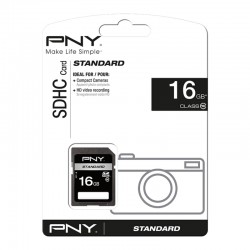 PNY 16GB, Class 10, SD 16Go SDHC 10 mémoire flash