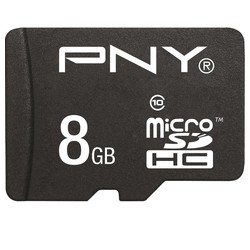 PNY 8GB, Class 10, MicroSD 8Go MicroSDHC 10 mémoire flash