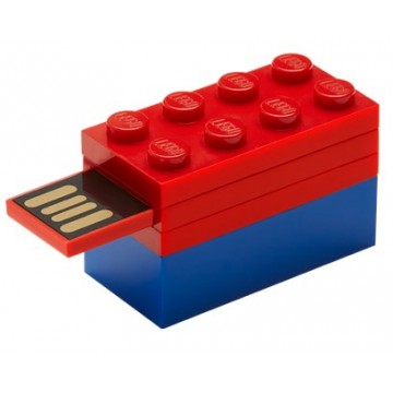 PNY 32GB LEGO 32Go USB 2.0 Bleu, Rouge lecteur flash