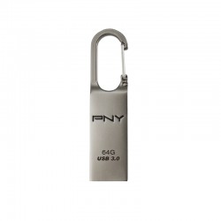 PNY Loop Attaché 3.0 64GB 64Go USB Argent lecteur flash