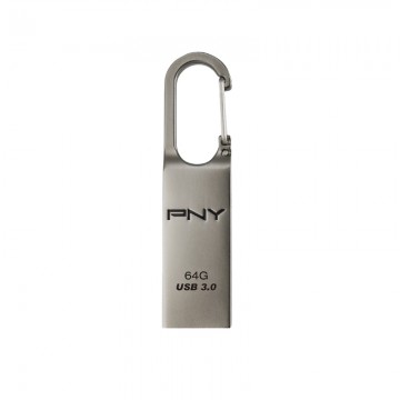 PNY Loop Attaché 3.0 64GB 64Go USB Argent lecteur flash