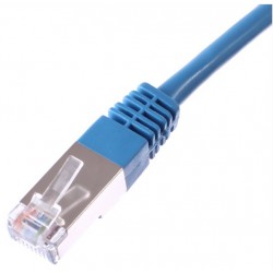 Uniformatic 10m Cat6a SFTP S/FTP (S-STP) Bleu