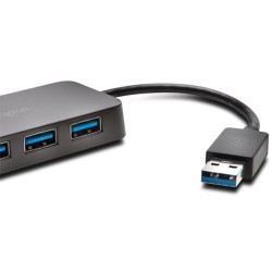 Kensington Hub 4 ports USB 3.0 UH4000 — Noir