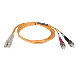 Tripp Lite Fiber Patch Cable (LC/ST), 1m LC ST Orange