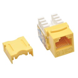 Tripp Lite N238-001-YW RJ45 (FEMALE) Jaune connecteur de fil