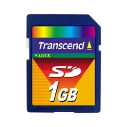 Transcend Secure Digital Card 1GB 1Go SD mémoire flash