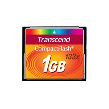 Transcend 1 GB CF 133x 1Go CompactFlash MLC mémoire flash