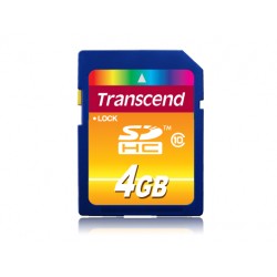 Transcend TS4GSDHC10 4Go SDHC Class 10 mémoire flash