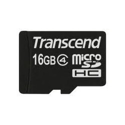 Transcend TS16GUSDC4 16Go MicroSDHC Class 4 mémoire flash