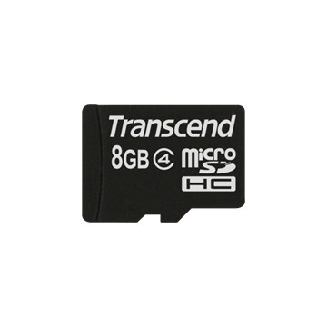 Transcend TS8GUSDC4 8Go MicroSDHC mémoire flash