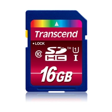 Transcend TS16GSDHC10U1 16Go SDHC UHS-I Class 10 mémoire fla