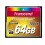 Transcend CompactFlash Card 1000x 64GB 64Go Class 6 mémoire 