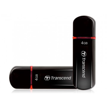 Transcend JetFlash 600 4Go USB 2.0 Noir lecteur flash