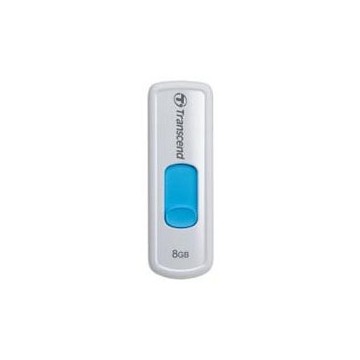Transcend JetFlash 530 8Go USB 2.0 Bleu, Blanc lecteur flash