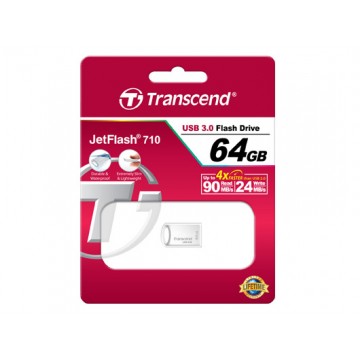 Transcend JetFlash 710S 64GB 64Go USB 3.0 Argent lecteur fla