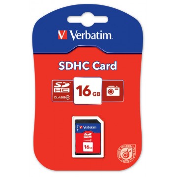 Verbatim 16GB SDHC 16Go Class 4 mémoire flash