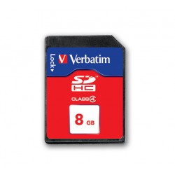 Verbatim SecureDigital SDHC Class 4 8GB 8Go mémoire flash