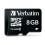 Verbatim 8GB MicroSDHC 8Go Class 10 mémoire flash