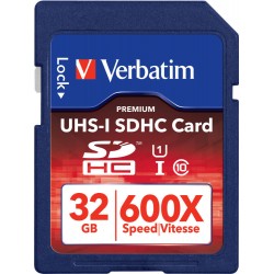 Verbatim UHS-I SDHC 32GB 32Go Class 10 mémoire flash