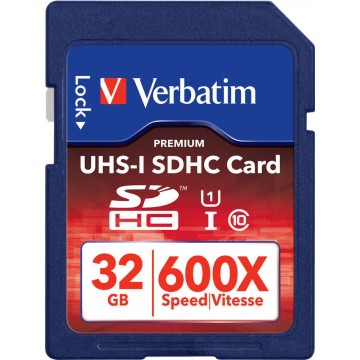 Verbatim UHS-I SDHC 32GB 32Go Class 10 mémoire flash